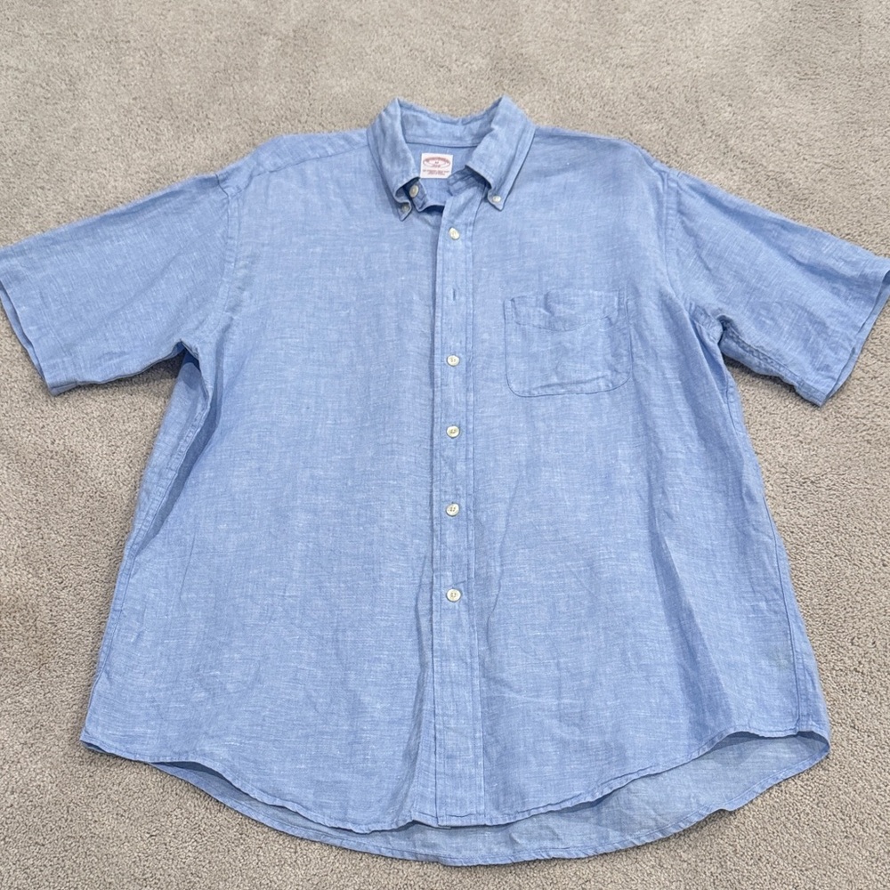 Brooks Brothers Light Blue Casual Button Down Shirt